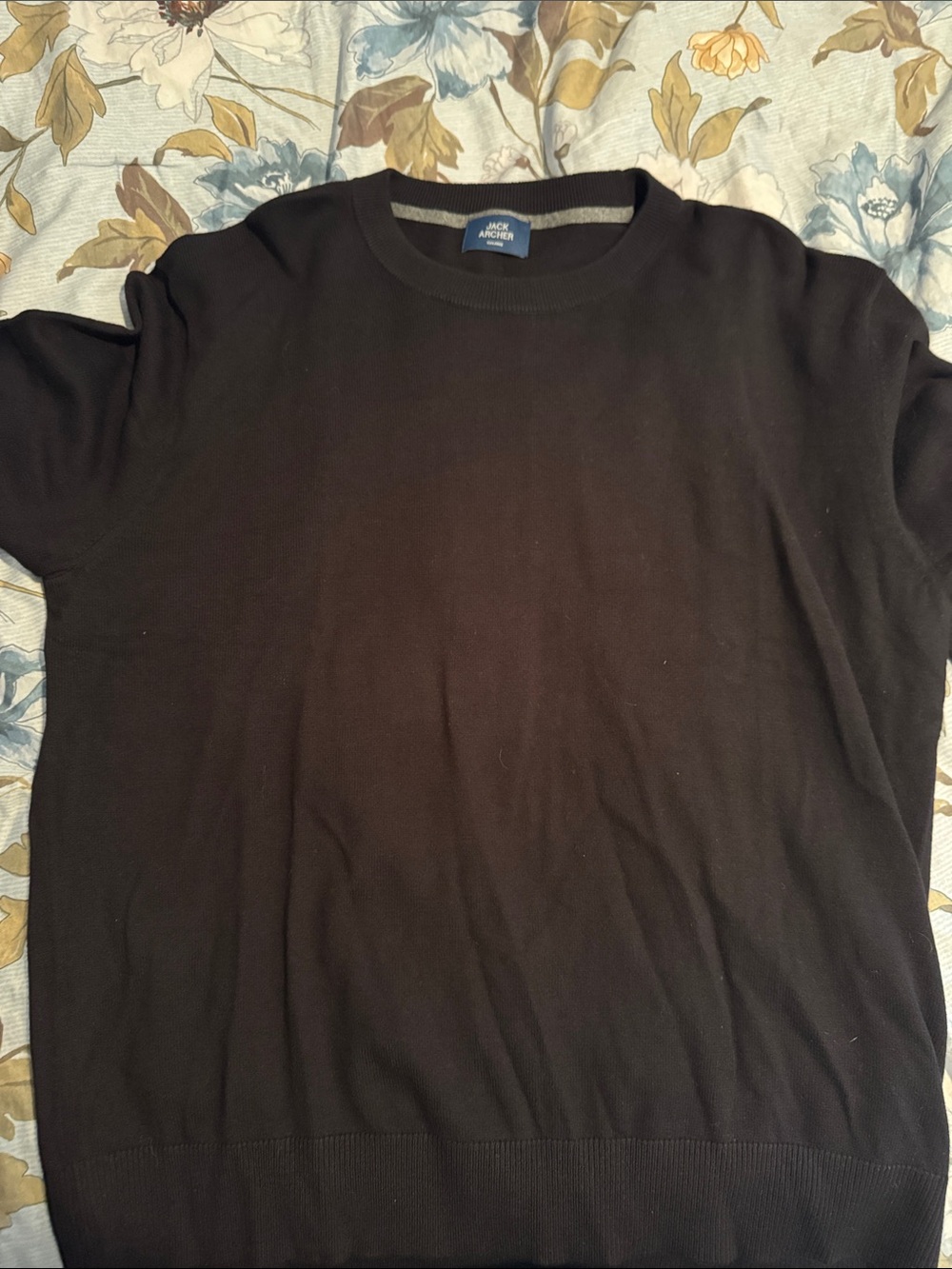 Jack Archer Black Short-Sleeve Crewneck Shirt